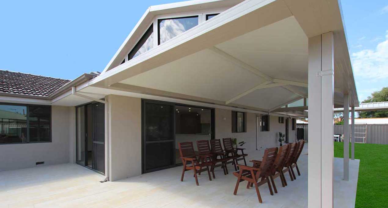 Photo of a home extension, an undercover alfresco entertaining area by Mandurah Builders Just Ask Just.